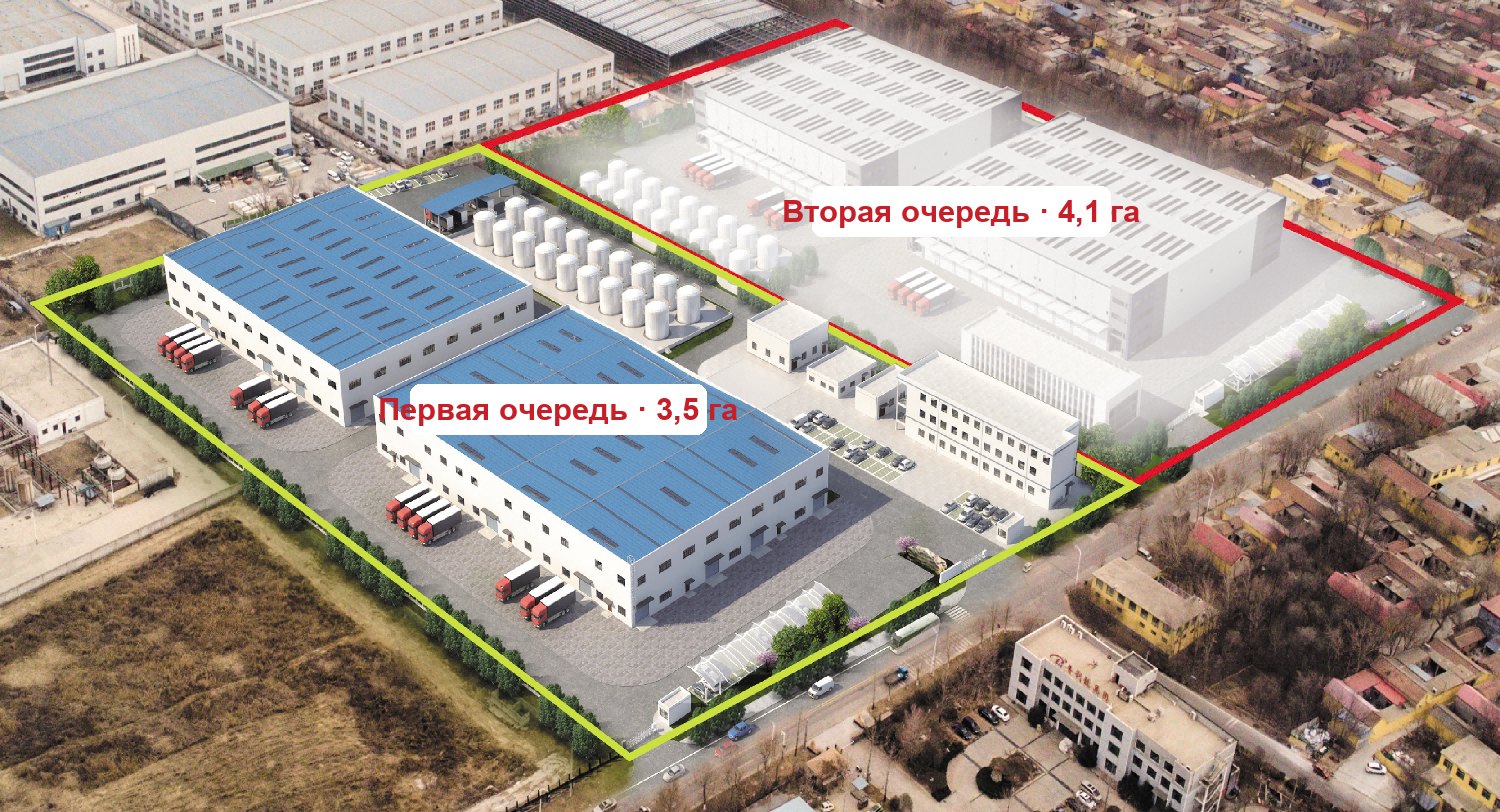 Первая и вторая очередь завода Zero Mileage