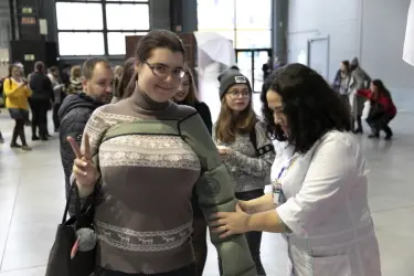 Прессотерапия для дома на фестивале корейской культуры "Участники фестиваля корейской культуры