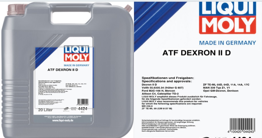 Liqui Moly ATF Dexron II D Минеральное трансмиссионное масло для АКПП