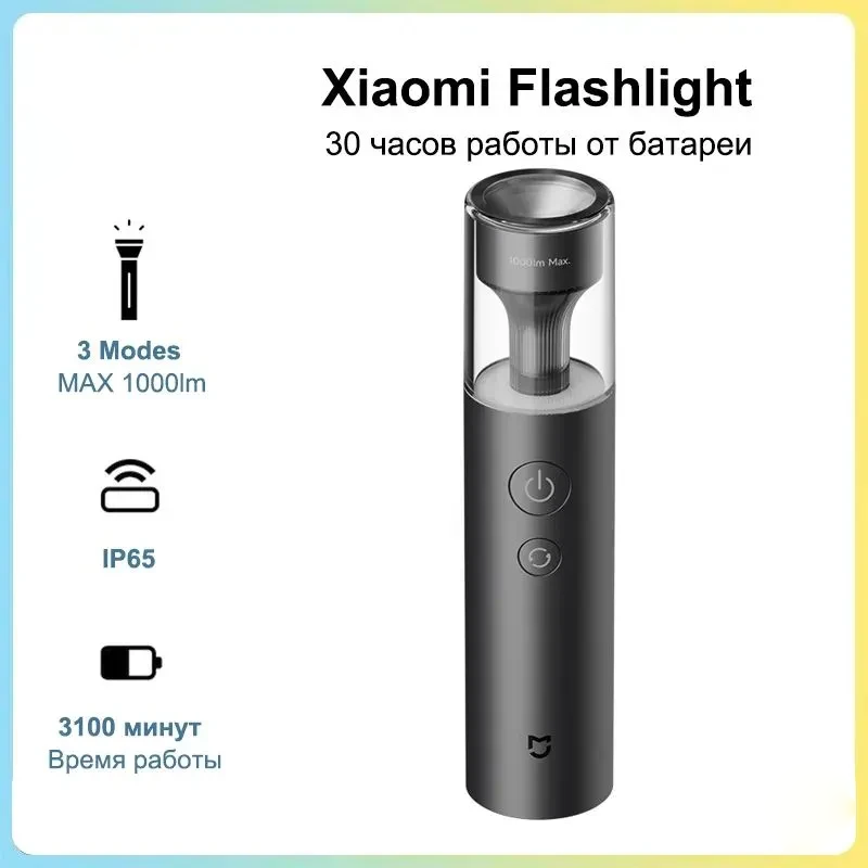 Портативный многофункциональный фонарик Xiaomi Mijia (MJSDTO02QW)