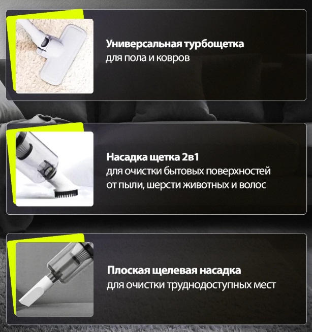 Ручной пылесос проводный Lydsto Handheld Vacuum Cleaner V1