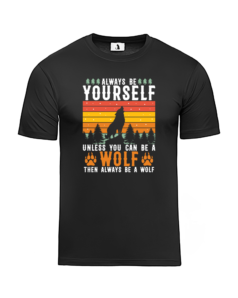 Образец футболки Always be yourself unisex классического прямого кроя Футболка Always be yourself unisex классического прямого кроя