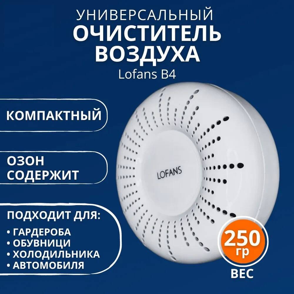 Портативный очиститель воздуха Xiaomi Lofans B4