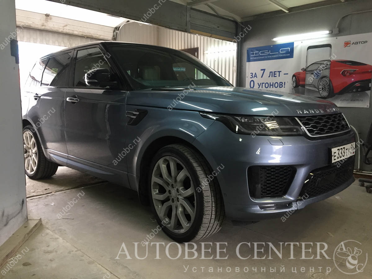 Range Rover Sport (установка разнесенного радар детектора)