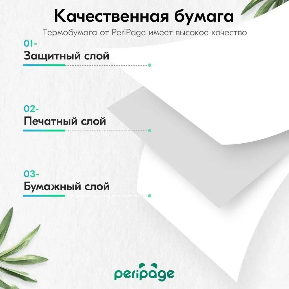Портативный термопринтер Xiaomi PeriPage A4 Bluetooth USB