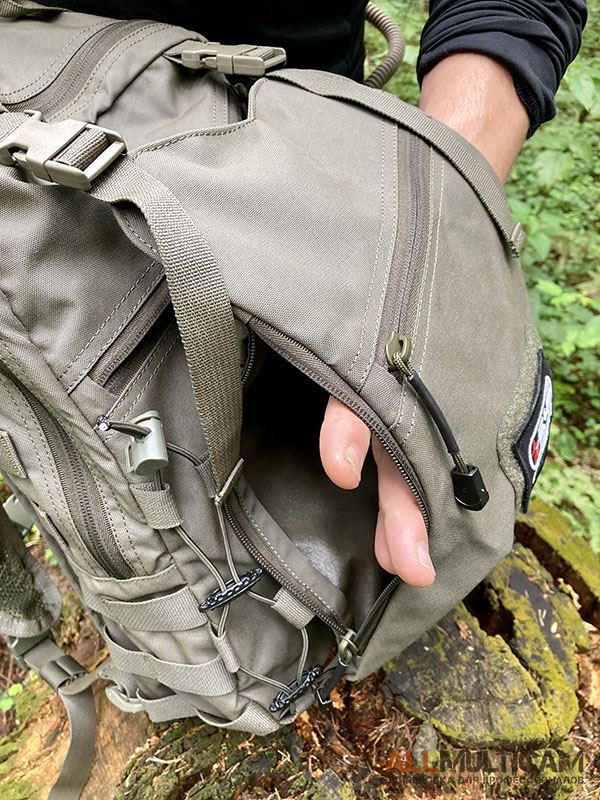 В качестве материала традиционно используется высококлассная ткань Cordura 500D