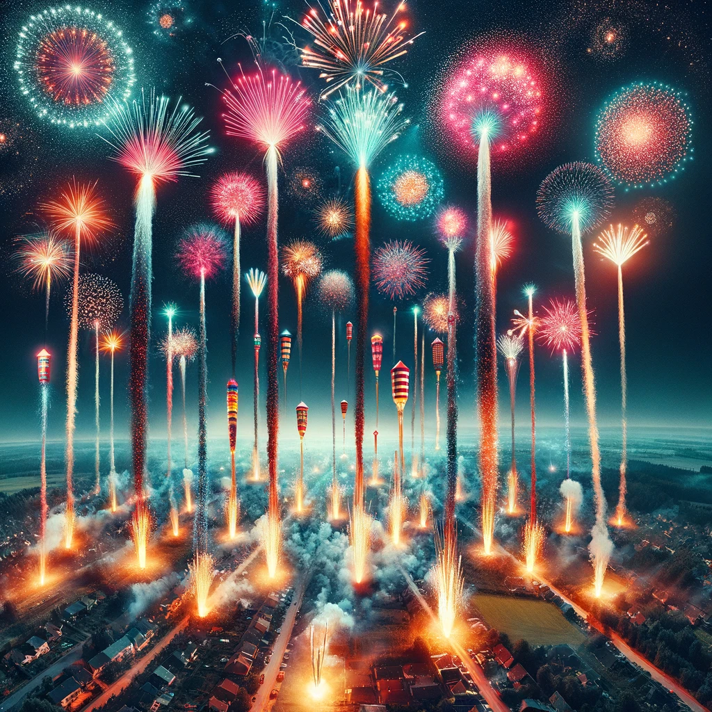 Воздушные фейерверки