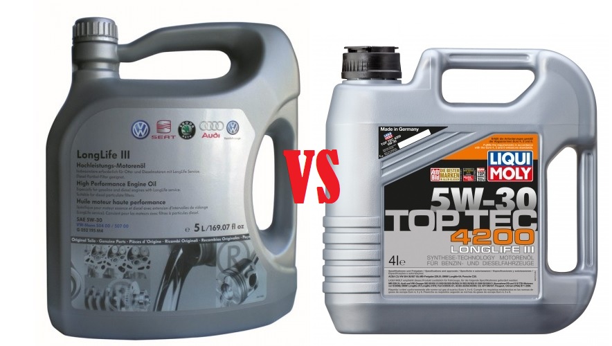 Liqui Moly 5w30 VS VAG 5w30 для АУДИ