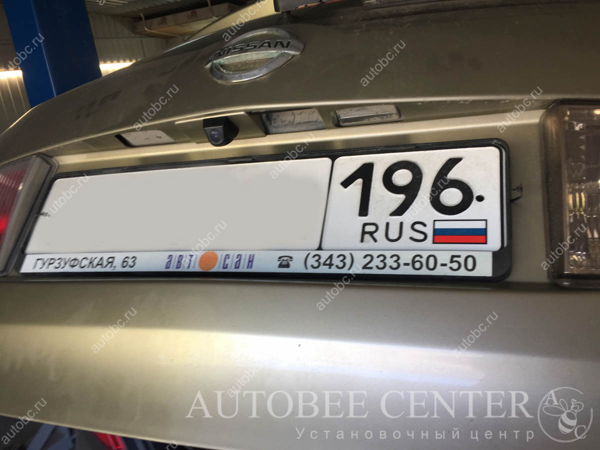 установка камеры заднего вида