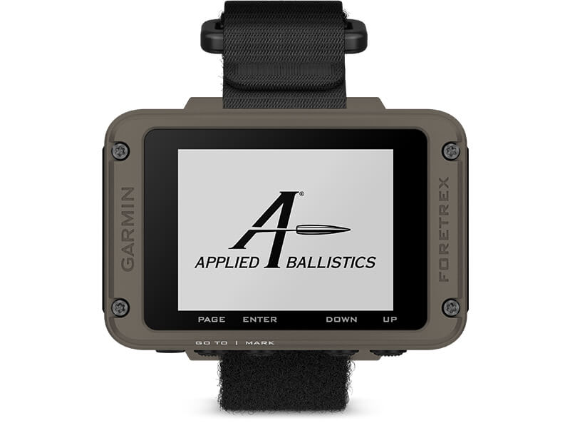 Garmin Foretrex 901 Ballistic Edition: Баллистический калькулятор