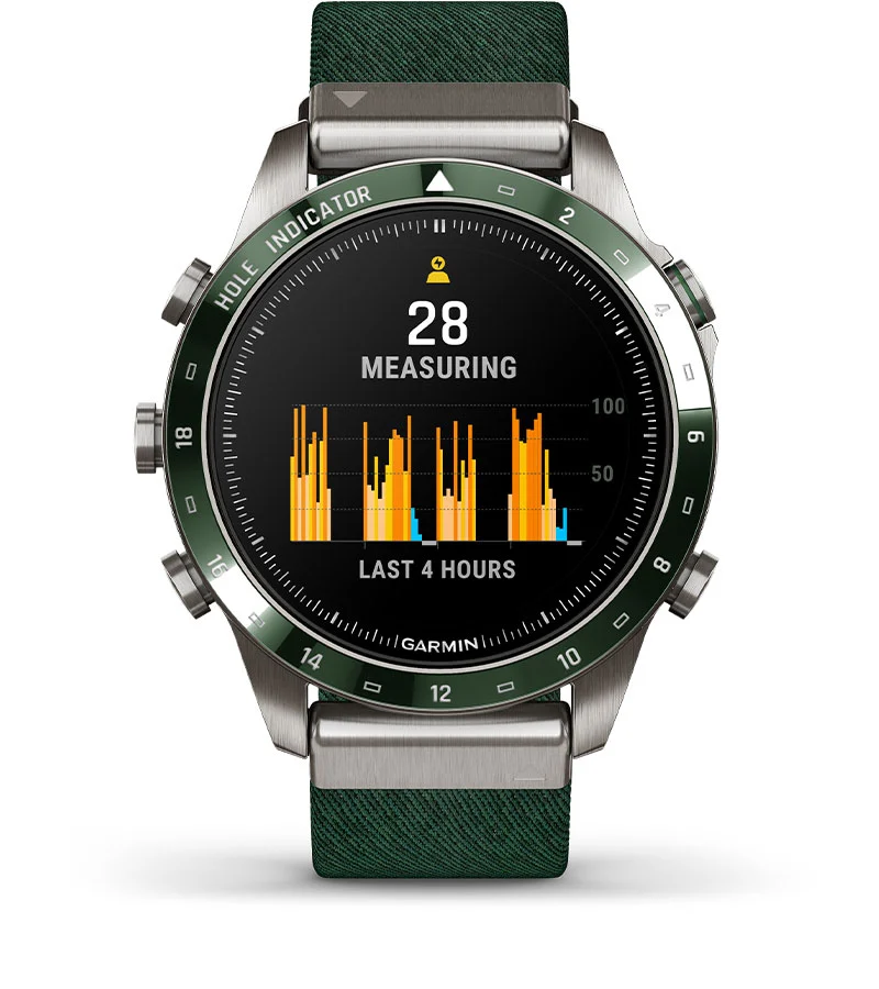 Garmin MARQ Golfer Gen 2 — Мониторинг стресса
