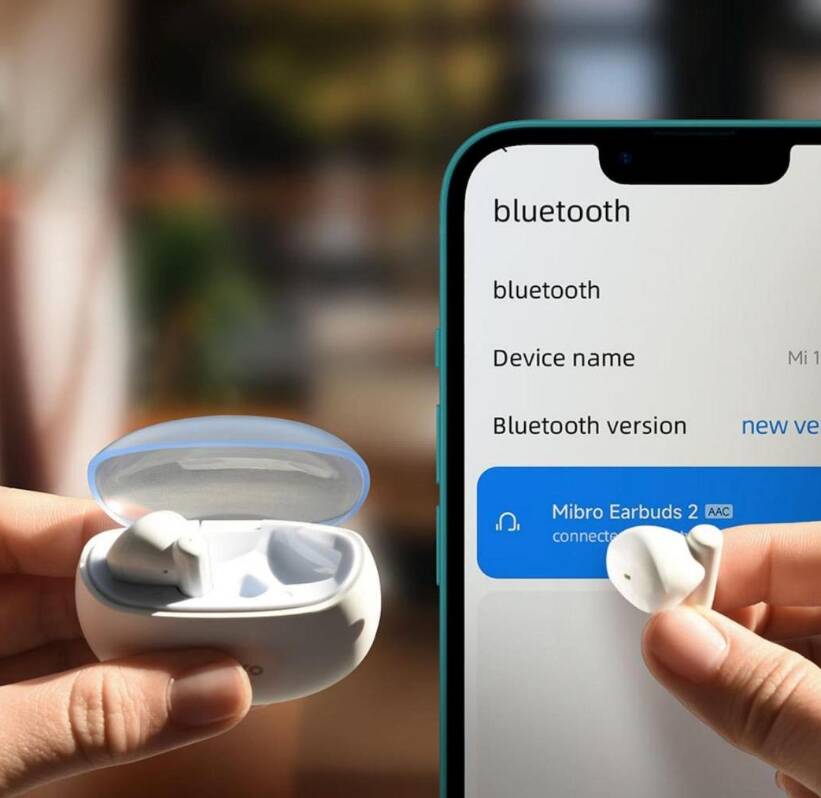 Беспроводные наушники Mibro Earbuds 2 (XPEJ004)-описание-2 Автоматическое сопряжение Mibro Earbuds 2