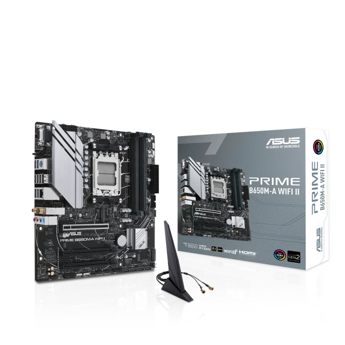 Комплект поставки платы ASUS PRIME B650M-A WIFI II