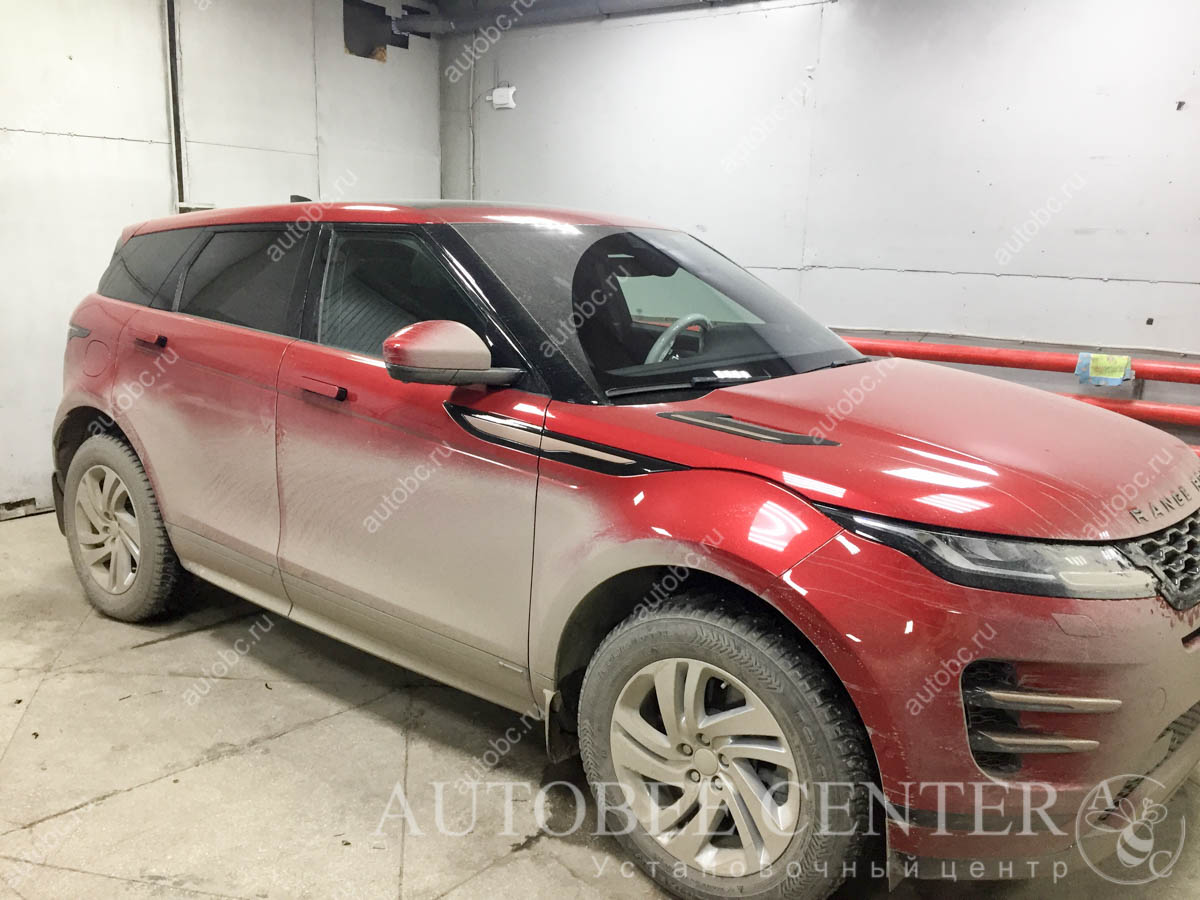 Range Rover Evoque (разнесенный радар детектор)