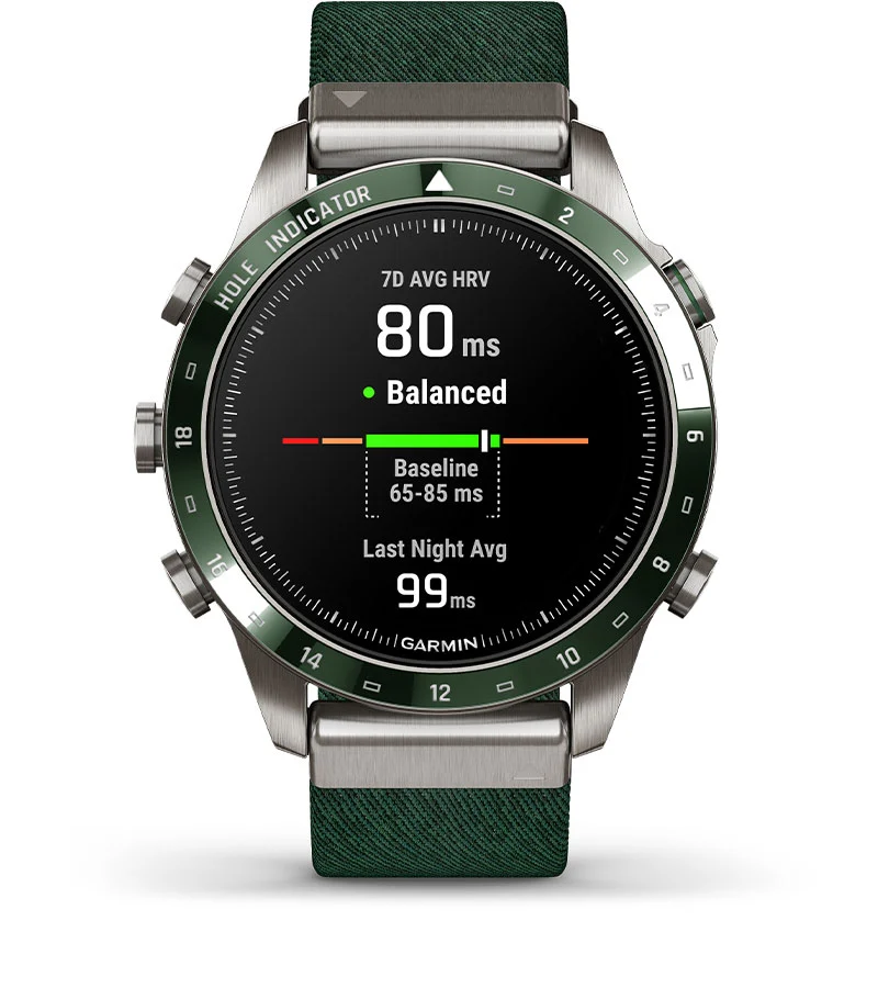 Garmin MARQ Golfer Gen 2 — Статус HRV