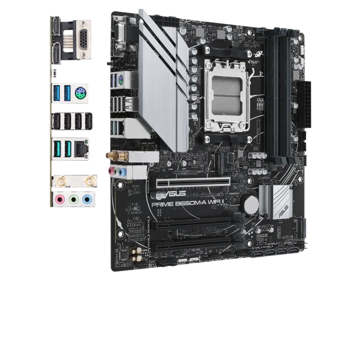 Панель ввода-вывода платы ASUS PRIME B650M-A WIFI II