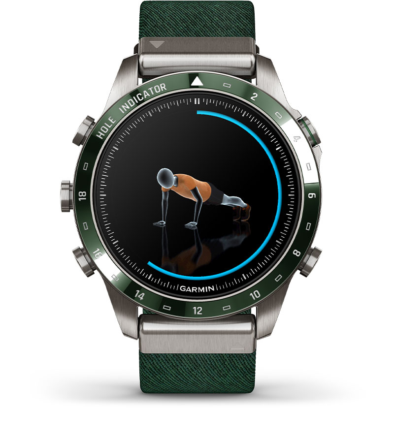 Garmin MARQ Golfer Gen 2 — Анимированные тренировки