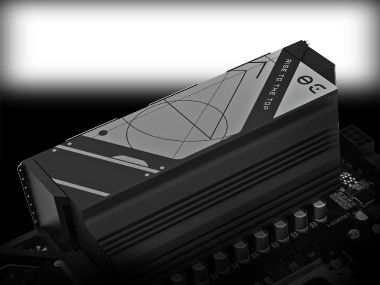 Радиатор MOSFET платы GIGABYTE B650 EAGLE AX
