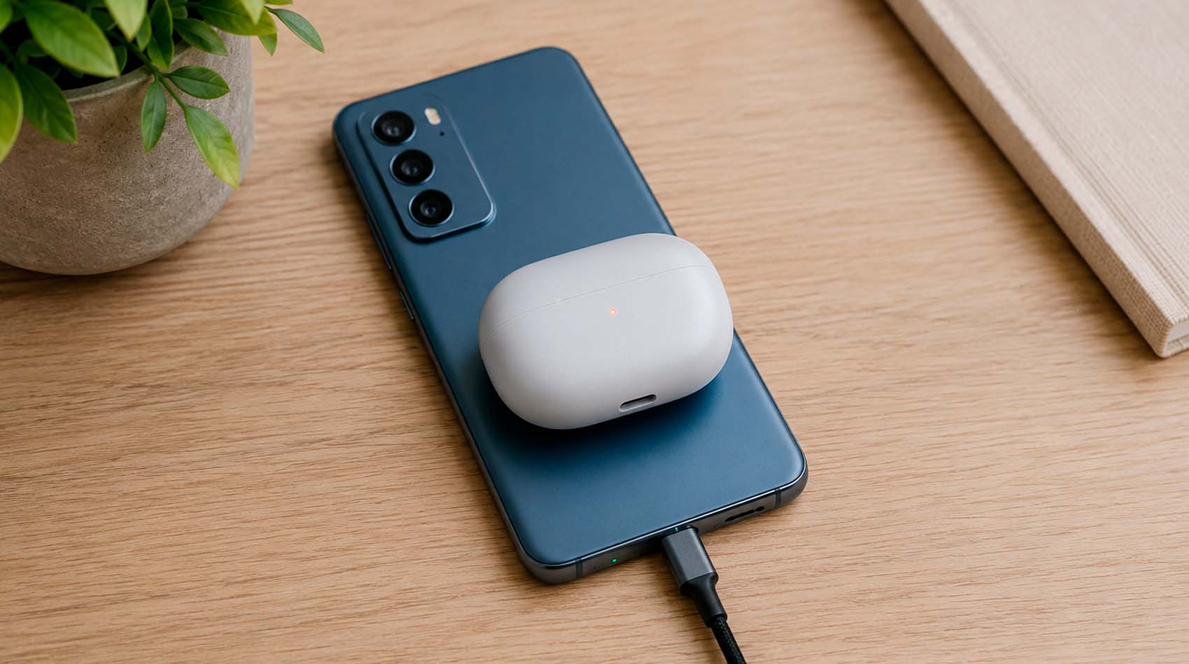 Wireless PowerShare на телефоне-доноре Wireless PowerShare на телефоне-доноре