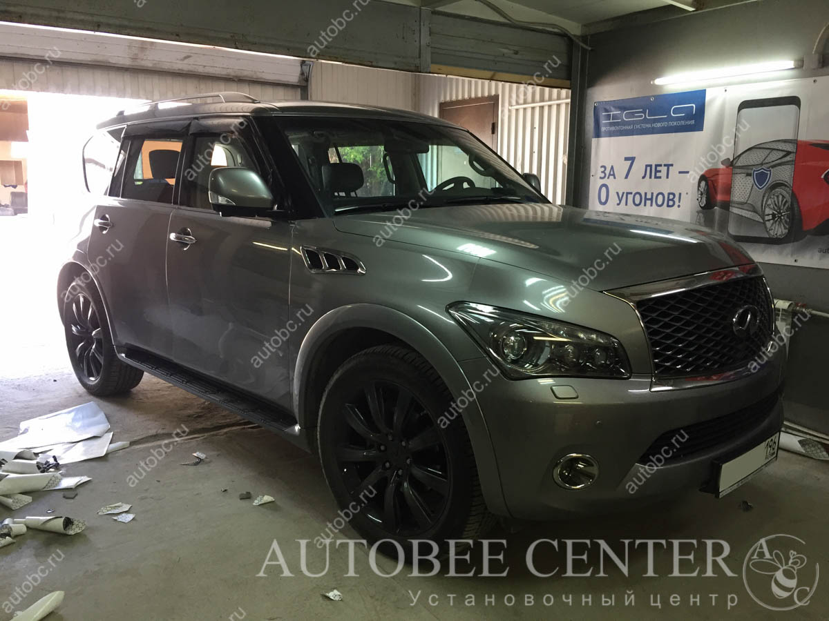 Infiniti QX56 (шумоизоляция дверей)