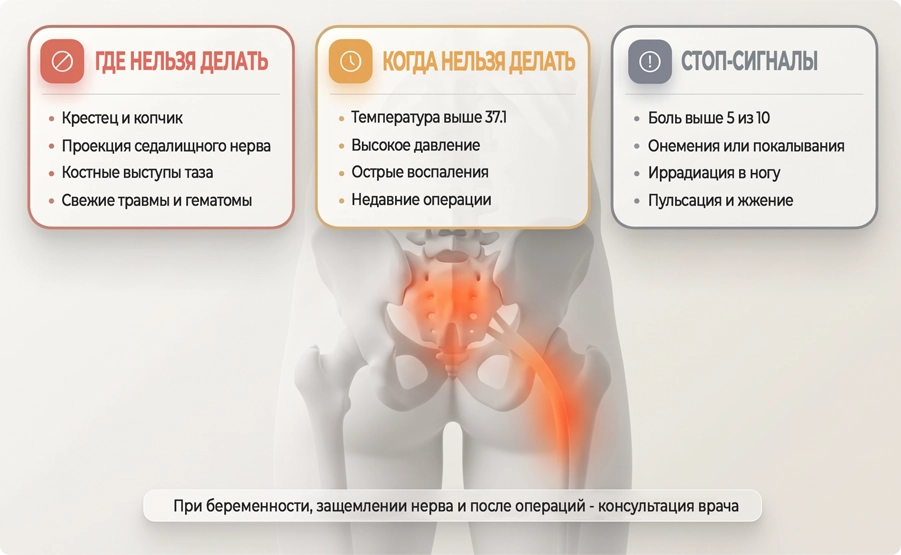 Массаж ягодичных: противопоказания