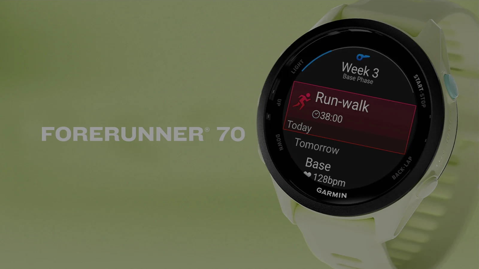 Garmin Forerunner 70 на пробежке