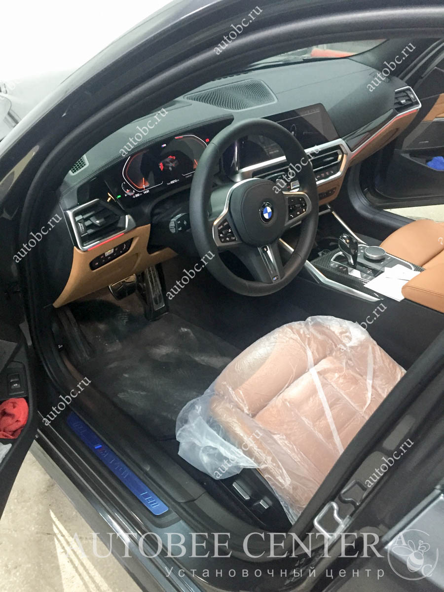 BMW 3 серии (установка видерегистратора радара)