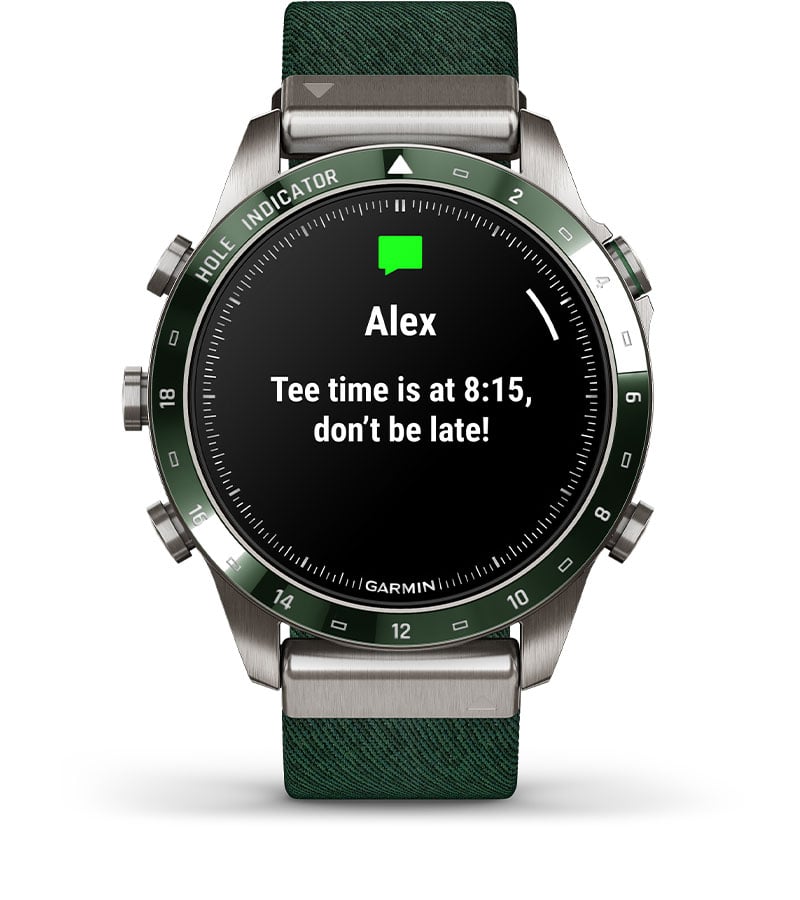 Garmin MARQ Golfer Gen 2 — Умные уведомления