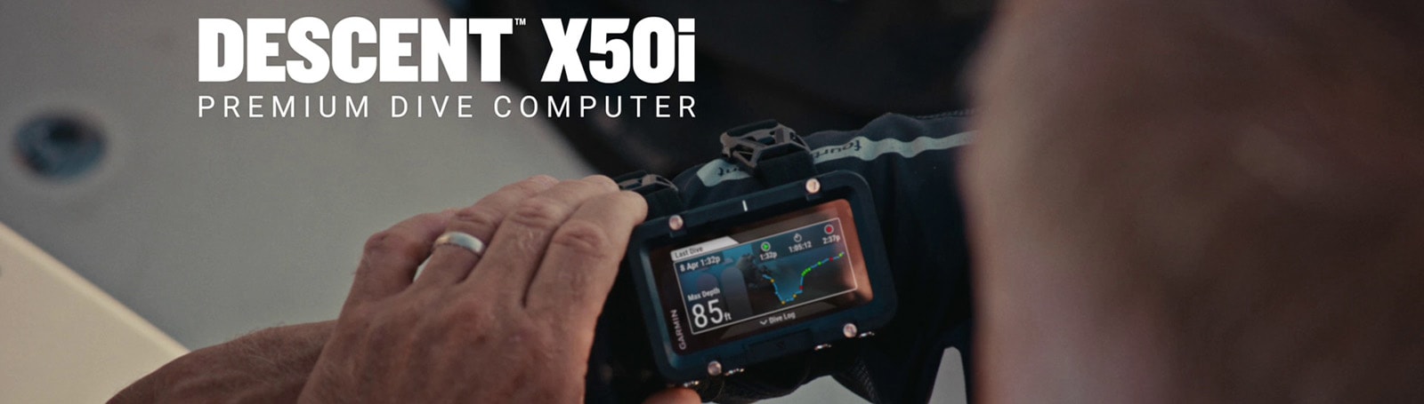 Garmin Descent X50i в условиях погружения