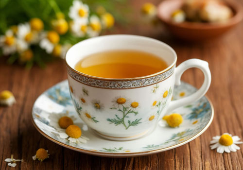Чай с ромашкой