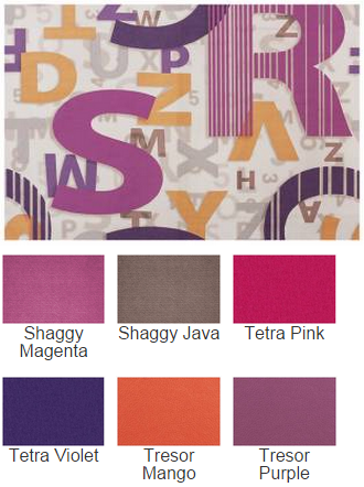 LINGVO PURPLE Мебельная ткань