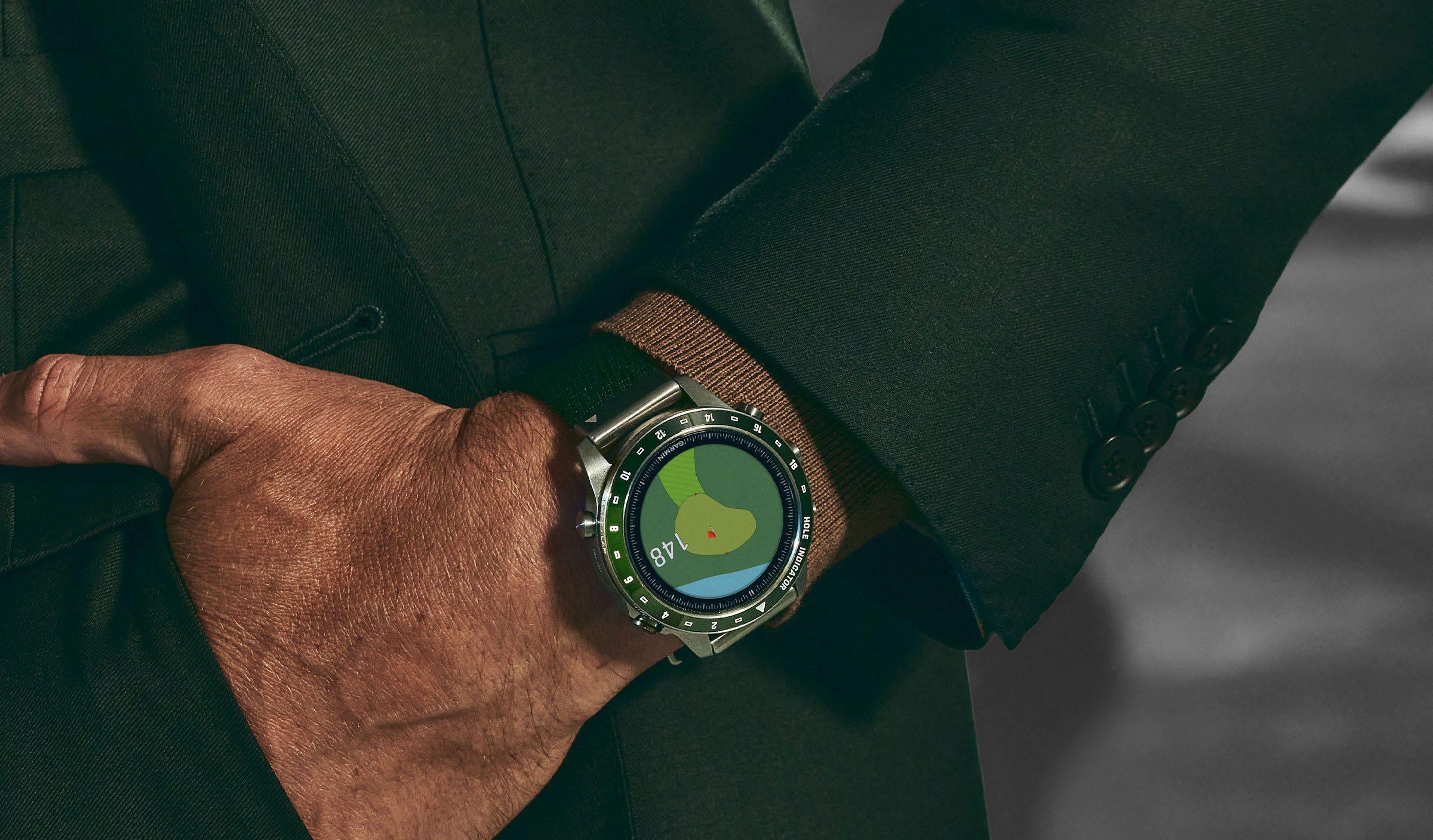 Карта поля Green View на Garmin MARQ Golfer Gen 2