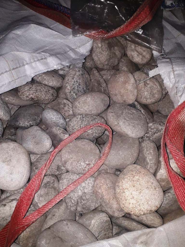 цветной булыжник 
