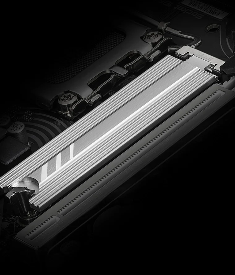 Радиатор M.2 Thermal Guard платы GIGABYTE B860M EAGLE