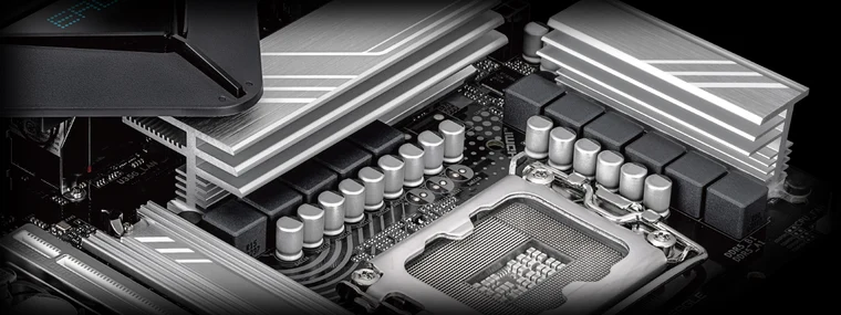 Силовая часть VRM платы GIGABYTE B860M EAGLE