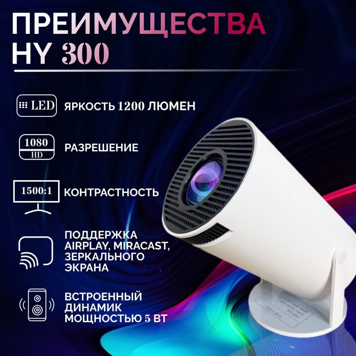 Проектор Xiaomi SEASE Projector-HY300