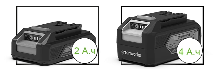 Аккумуляторы Greenworks линейки 24V