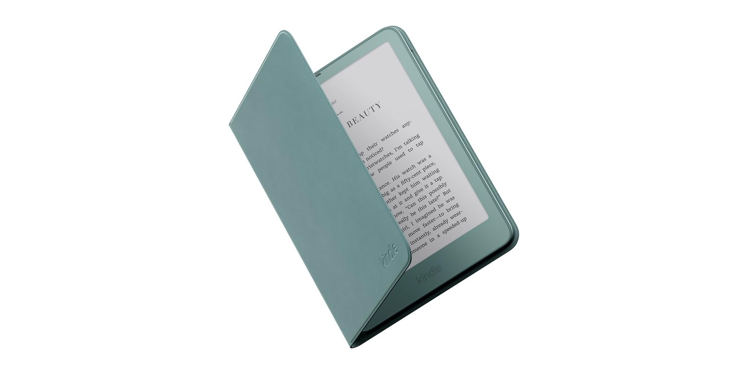 купить Оригинальный чехол для Amazon Kindle Paperwhite/Colorsoft Signature Edition 2026 Slim Plant-Based Leather Cover, Зеленый | Seaglass Green купить Оригинальный чехол для Amazon Kindle Paperwhite/Colorsoft Signature Edition 2026 Slim Plant-Based Leather Cover, Зеленый | Seaglass Green