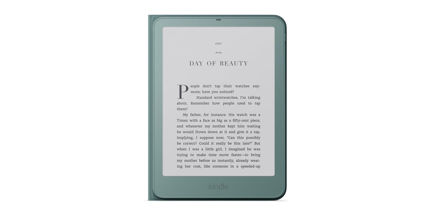 купить Оригинальный чехол для Amazon Kindle Paperwhite/Colorsoft Signature Edition 2026 Slim Plant-Based Leather Cover, Зеленый | Seaglass Green купить Оригинальный чехол для Amazon Kindle Paperwhite/Colorsoft Signature Edition 2026 Slim Plant-Based Leather Cover, Зеленый | Seaglass Green