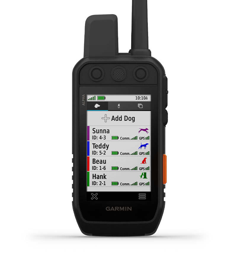 Garmin Alpha 300i: Яркий сенсорный дисплей