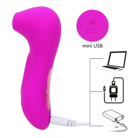 Клиторальный стимулятор MDA - mini rose, mod. front зарядка