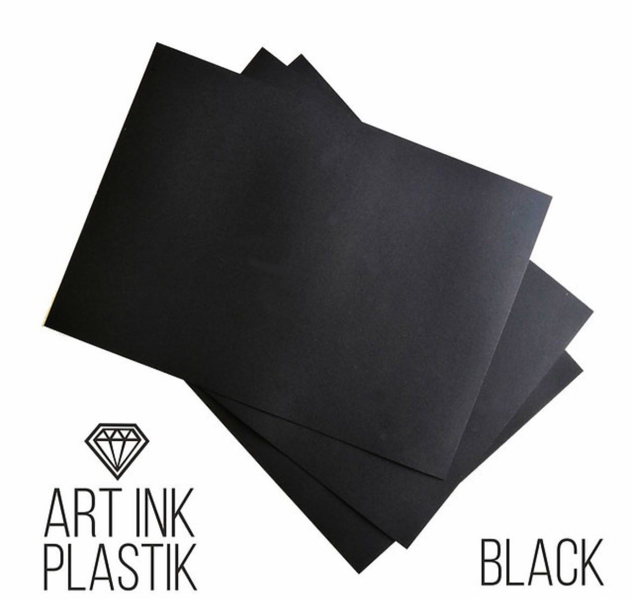 Синтетическая бумага Art Ink Plastik Black — чёрные листы