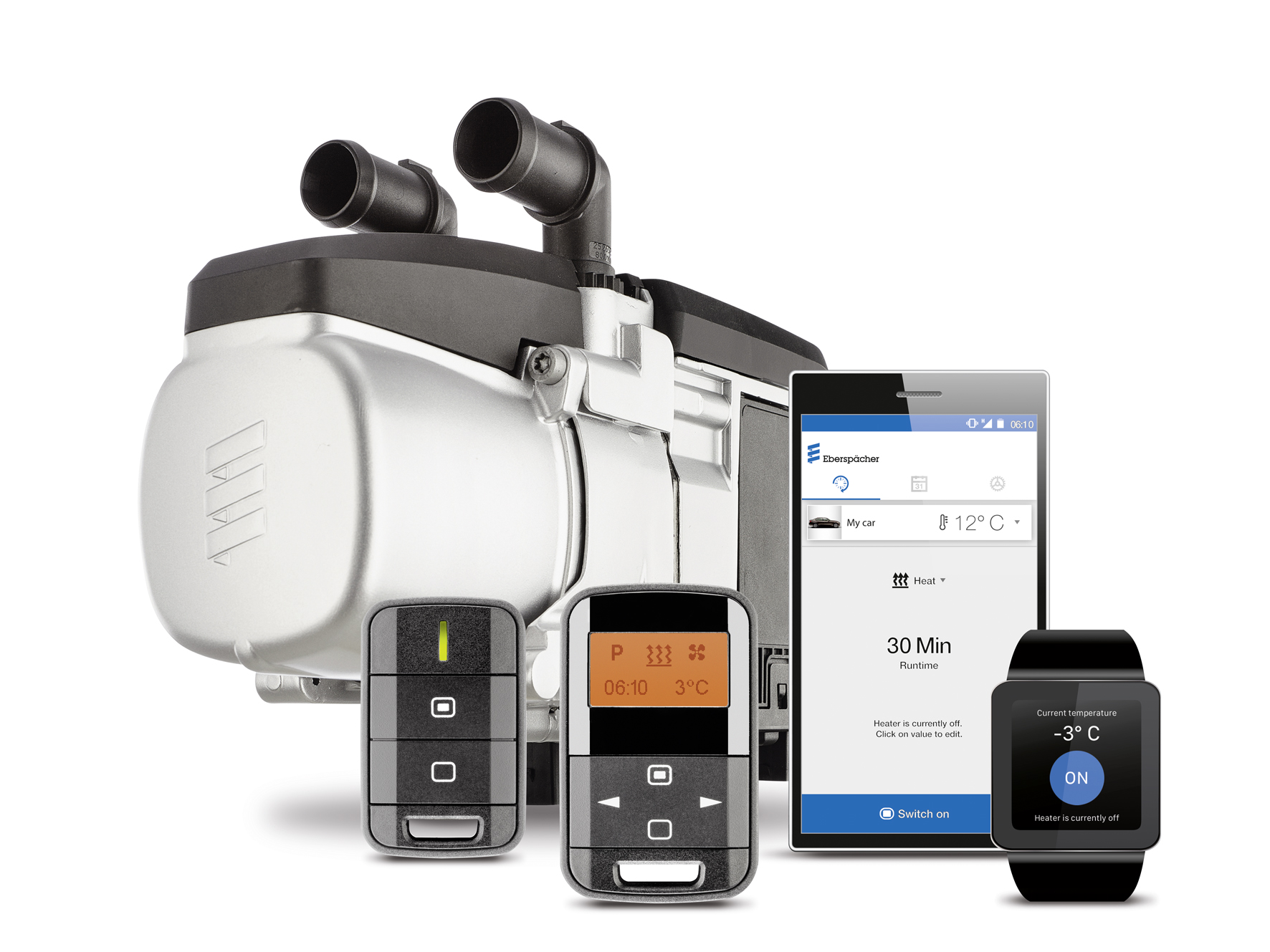 EBERSPAECHER PRE-HEATERS – DIGITAL HEATING BY SMARTPHONE AND SMARTWATCH 2