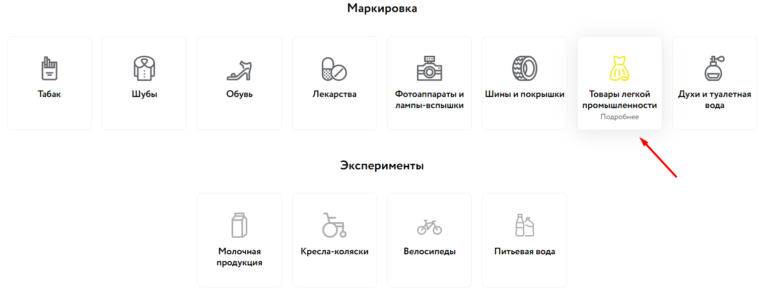 маркировка одежды