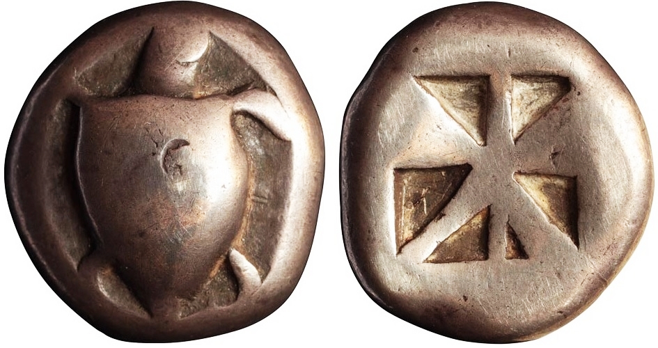 Статер из Эгины (540-520 гг до н.э.)