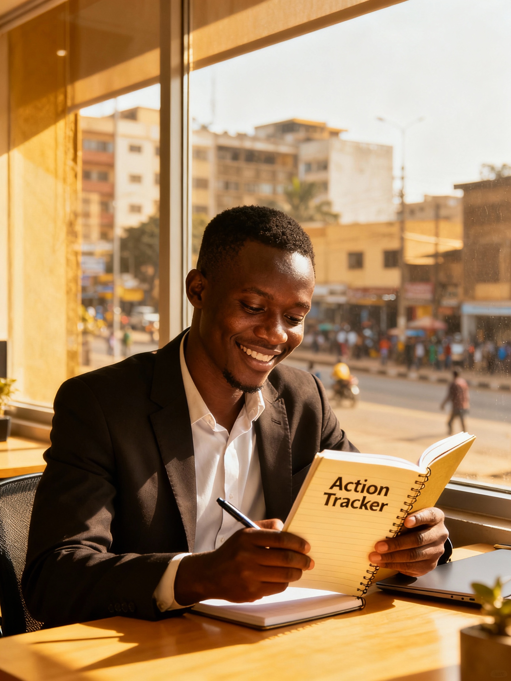 kinshasa-action-journal <img src="kinshasa-action-journal.jpg" alt="Kinshasa professional action tracker journal purpose city view">