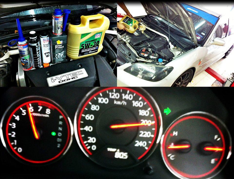 Honda Civic ET2.0 ТО с LIQUI MOLY