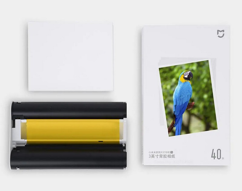 Фотобумага самоклеющаяся Xiaomi Instant Photo Paper 3 inches (40 листов + 1 лента) (только для принтера 1S Set)