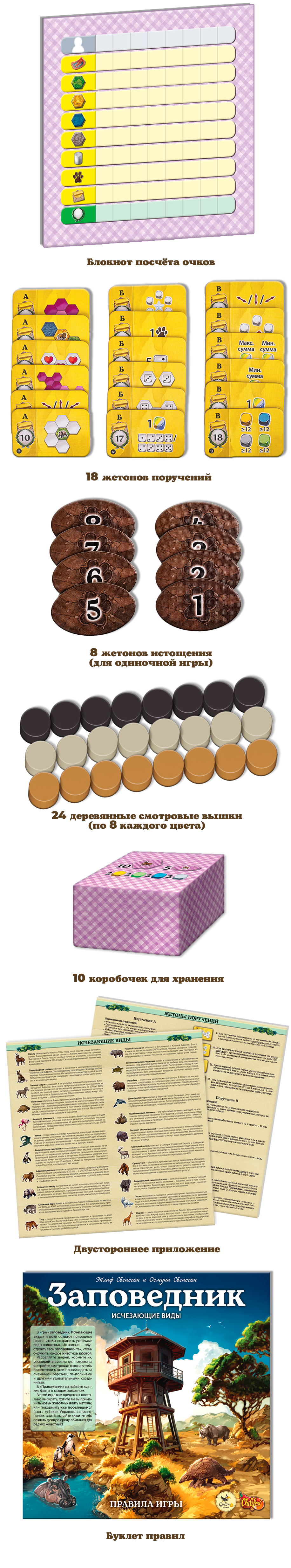 Состав игры