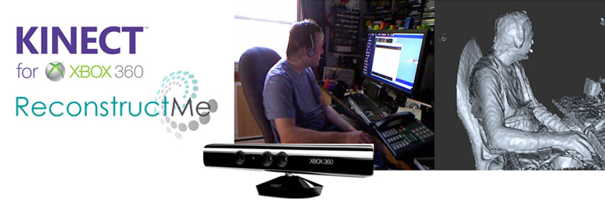 Xbox Kinect ReconstructMe